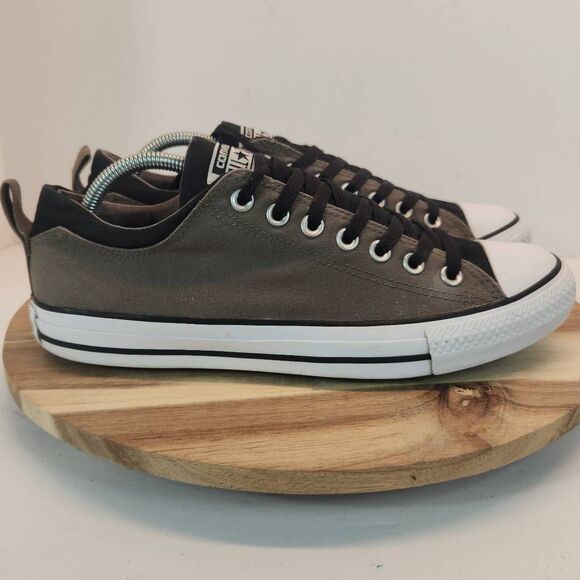 Converse All Star Low Top Mens Size 9 Sneakers Gray Black - Picture 1 of 12